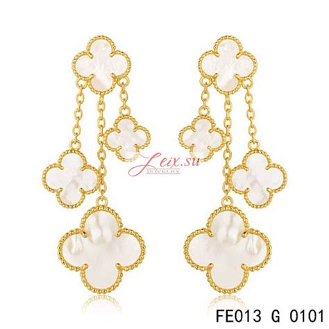 van cleef arpels earrings replica|van cleef arpels earrings price.